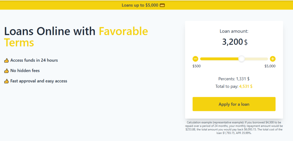 "Instant loan approval online – Kreditstar fast cash loans up to $5,000"
