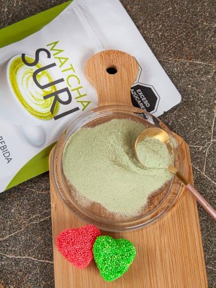 Ingredientes de Matcha Suri - te matcha ceremonial y taurina
